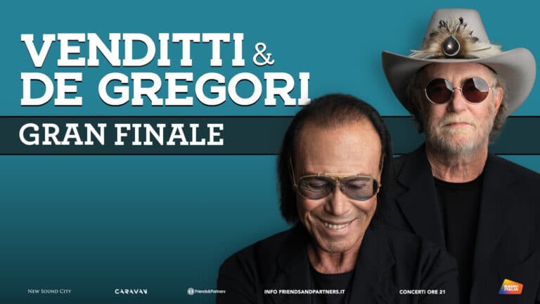 Concerto di Venditti e De Gregori a Rimini - Gran Finale